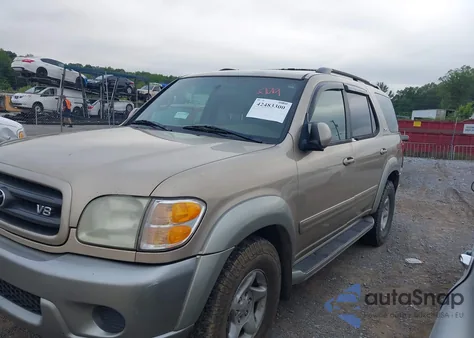 2001 Toyota Sequoia Sr5 V8 из США, поврежденный, VIN 5TDBT44A31S034622